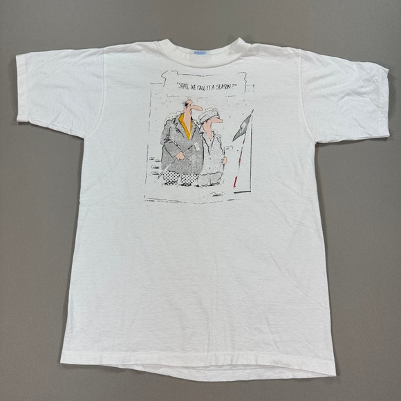Alore Other - White Graphic Short Sleeve Tee with Cartoon Print